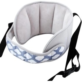 Resim Cdwishbest Gri Stil Bebek Çocuk Ayarlanabilir Araba Koltuğu Sabit Baş Desteği Yastık Boyun Güvenlik Koruma Pedi Kafalık Çocuk Seyahat Uyku Yastığı (Yurt Dışından) 