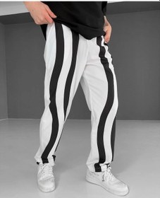 Resim Paraşüt Kumaş Eşofman - Beyaz Çok Renkli 