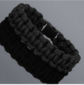 Resim Siyah Renkli Paracord Bileklik Çok Renkli 