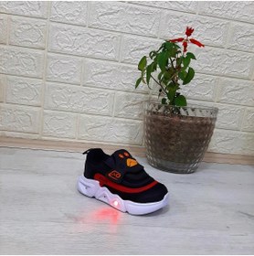 Resim M.p. One 3229 Siyah Cırtlı Işıklı Erkek Çocuk Bebe Spor 001 