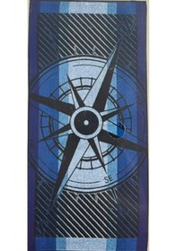 Resim Özdilek Nice Plaj Havlusu Blue Compass 70x150 Cm 
