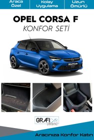 Resim GRAFİCAR Opel Corsa F Konfor Seti- Iç Trim Kumaş Kadife Kaplama-ses Izolasyon Amaçlı Ürün 