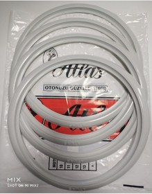 Resim Atlas Beyaz Yanak Motosiklet 10 Ve 12 Jant Scooter 476659484 