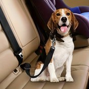 Resim Pet Car Seat Belt, Ayarlanabilir Köpek Güvenlik Koltuk Kemeri Pet Seyahat Aracı Köpek Koşum Takımı Klipsi 