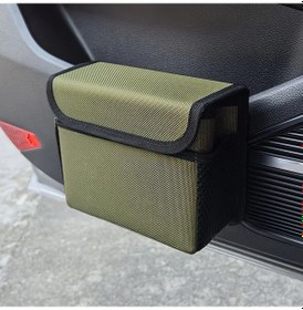 Resim Chuangyinshop Koyu Yeşil Su Geçirmez Araç Organizer Çok Bölmeli Katlanır Dayanıklı 