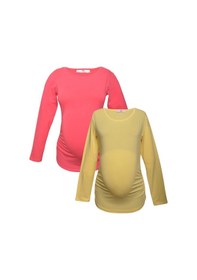 Resim Luvmabelly Myra2309_2305 Hamile Tshirt Seti 