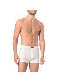 Resim Pierre Cardin 116 Erkek Penye Boxer % 100 Pamuk -Beyaz - L Beyaz 