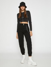Resim Jogger Pantolon Zincir Detaylı 