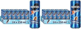 Resim Nescafe NESTLÉ Xpress Vanilla Soğuk Kahve 24x250 ML (2 paketi) 
