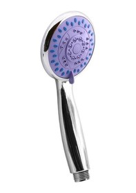 Resim 3 Fonksiyonlu Plastik Krom Kaplama Duş Başlığı & Krom Hortum Gümüş 