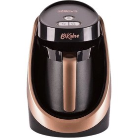 Resim EKS Ticaret Stilevs Bikahve Otomatik Türk Kahvesi Makinesi - Bakır 