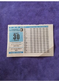 Resim 30 Mart 2008 Takvim Yaprağı - Nostaljik Koleksiyonluk Takvim Yaprağı 