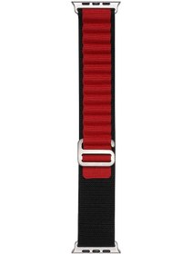 Resim Teknocep Watch 7 45mm Clo Band-74 Hasır Kordon-siyah-kırmızı 