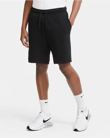 Resim Nike Sportswear Tech Fleece Erkek Şort - Siyah 