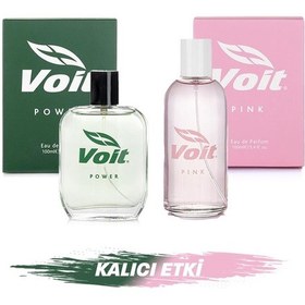 Resim Voit Power Erkek Parfüm EDP 100 ML + Voit Pink Kadın Parfüm EDP 100 ML 