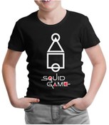 Resim Squid Game-Final Game Siyah Çocuk Tshirt 