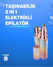 Resim shopwave Kaş ve Yüz Epilation Aleti – Kolay Kullanımlı, Portatif Shaver USB Şarjlı 