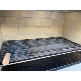 Resim 40X70 Demir Mangal Barbekü Şömine Izgarası 