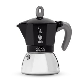 Resim Bialetti İndüksiyon Moka Pot, 2 Cup, Siyah 