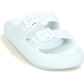 Resim Hammer Jack Trace Beyaz Kadın Terlik / Sandalet 581 282-Z 