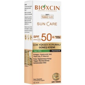 Resim Bioxcin Yağlı Ciltler Spf 50+ Renkli Güneş Kremi 50 ml 