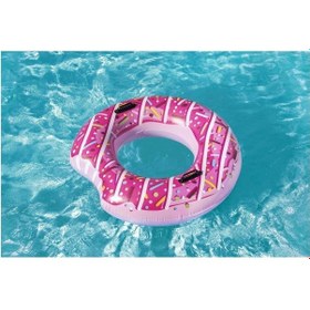 Resim 91 Cm Donut Tutunmalı Simit - 36257 - Pembe Çok Renkli 