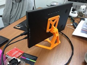 Resim Vesa 75X75 Monitör Standı Plastik Aparat 