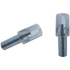 Resim Plastik Başlı Metal Raf Pimi 5 Mm Şeffaf 100 Adet 