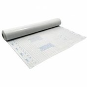 Resim İstoç Türk 45x250cm Şeffaf Camı Buzlu Cam Yapan PVC Cam Filmi Dekoratif Cam Kumlama Folyosu 