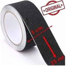 Resim Siyah Merdiven Ve Zemin Kaydırmaz Kaymaz Bant 50Mm X 25Mt (460185371) 