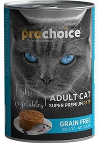 Resim Pro Choice Adult Balık ve Sebzeli Kedi Konservesi 12 x 400 G 