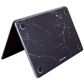 Resim Apple Uyumlu MacBook Air 13.6 Kılıf M2 M3 M4 M5 Yapıştırma Sticker Kaplama Koruyucu A2681 A3113 A3240 A3449 Siyah 