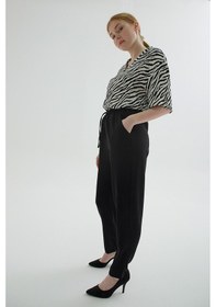 Resim Fashion Friends 24y0920k1 Kadın Pantolon 24Y0920K1-R1534 Siyah 