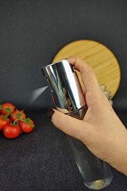 Resim DigitHome Pratik Sprey Cam Zeytinyağı Sirke ve Sıvıyağ Şişesi Püskürtmeli Airfryer Pişirme Öncesi Yağdanlık 100 Ml - F/3 C1-1-289 