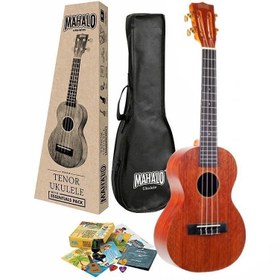 Resim Mahalo MJ3TBRK Java Series Tenor Ukulele Seti (Trans. Brown) 
