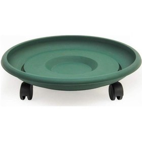 Resim Omnipazar So-tt01 Tekerlekli Saksı Tabağı No 1 Yeşil 
