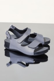 Resim Ceyo Konfores 1106-Olıva Tam Anatomik Bayan Sandalet - NKT01106-gri-37 