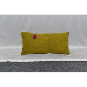Resim Zehra Abla Halı Yeni El Dokuma Dekoratif Lumbar Kilim Kırlent Yastık Kılıfı 6639 Çok Renkli 