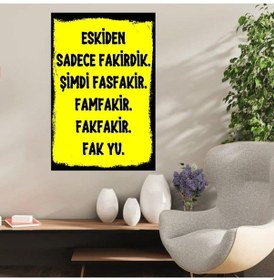 Resim Ahşap Retro Mdf Poster , Komik Sözler , Duvar Yazıları , Manzara , Tarih , Edebiyat - Tbl0352 