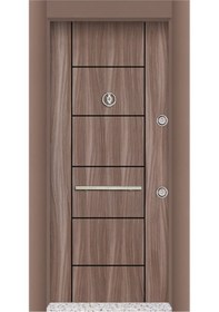 Resim MONO ÇELİK KAPI MN-1827 SOL Daire Giriş Kapısı, Çelik Kapı 