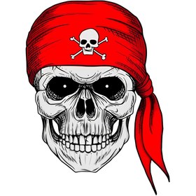 Resim MKARAKAN Rvell Kırmızı Kuru Kafa Desenli Araba , motosiklet , Kask ve Laptop siticker 15x15cm 