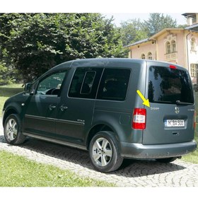 Resim VW Caddy 2004-2010 Arka Bagaj Kapağı Caddy Model Yazısı 2K0853687 