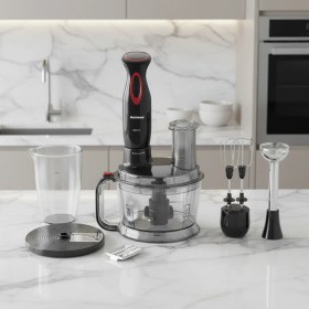 Resim Homend Functionall 2851H Mutfak Robotu Siyah Kırmızı 