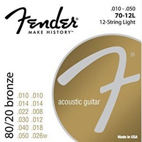 Resim Fender 70CL Akustik Gitar Teli 80/20 Bronze Ball End 011-.050 