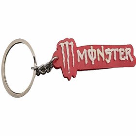 Resim GOGOPREMİUM Anahtarlık Silikon Monster Uzun 1. Sınıf (kırmızı-beyaz) 