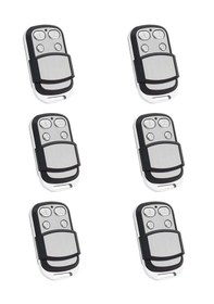 Resim 6 Adet - Akıllı Kodlanabilir Otopark Bariyer Garaj Kepenk Kumandası 433mhz 