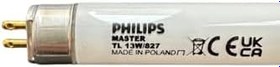 Resim Philips Master T5 Floresan Ampul, 13W, 827, 2700K Sarı Işık, G5 Duylu, 3 Adet 