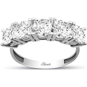 Resim Beştaş Altın Yüzük Beyaz 14 Ayar 