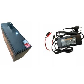 Resim ATAELEKTRONİK Dolu Tiago Akülü Araba Uyumlu 6v 12ah - 6 Volt 12 Amper 6 Volt Akü + Şarj Şarz Cihazı Adaptör 3.5a 