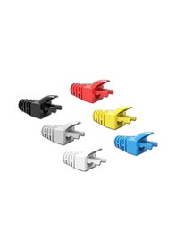 Resim 100 Adet - Yeni Nesil Cat5e / Cat6 Rj45 Koruyucu Kılıf Boot - Renkli 